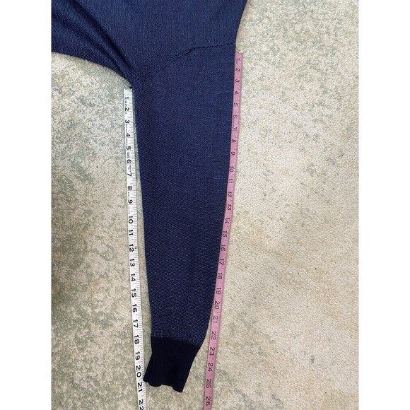 Peter Millar Collection Golf Sweater Mens L Wool Silk Cashmere 1/4 Zip Pullover - Picture 6 of 6